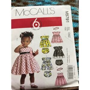 McCalls pattern 5791 toddler dress
